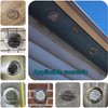 Termination Cap Mesh Screen Vent Cover, Furnace & Roof Vent