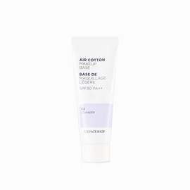 The Face Shop Air Cotton Makeup Base 35g (02 Lavender) / 더페이스샵 에어코튼 메이크업 베이스 35g (02 라벤더)