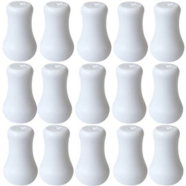 20pcs Cord Tassel Window Blind Cord Knobs Drops Pull End for Roman Shades Curtain Crafts Drawstring Tassels White Plastic