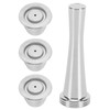 Coffee Capsule Set Stainless Steel Reusable Refillable Capsule Fit for