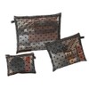 Clapoyis Portable Mesh Cosmetic Pouch, Set of 3 Sizes, Black
