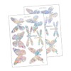 ABOOFAN 3sets Butterfly Window Stickers Bird Strike Decals for Home