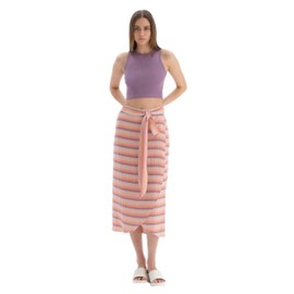 Dagi Women's Orange Fashion Knitted Skirt Swim Trunks, orange