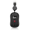 Adesso Ergonomic iMouse S8 - Retractable Optical USB Mouse (Blue)