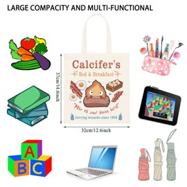 Calcifer's Bed & Breakfast Tote Bag Anime Lover Gift for Women Mother Best Friend (Calcifer's Tote UK)