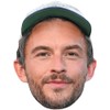 Jonathan Bailey (Cap) Celebrity Mask, Flat Card Face, Fancy Dress