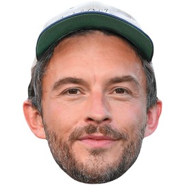 Jonathan Bailey (Cap) Celebrity Mask, Flat Card Face, Fancy Dress Mask