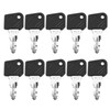 EMSea Pack of 10 802 Ignition Keys Ignition Key Replacement