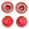 Quadrapoint Hub Cap Cover Replacement Compatible with Popular Red Wagon