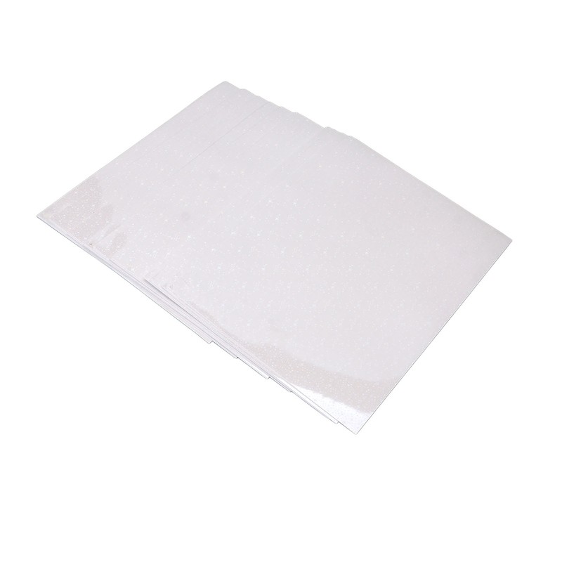 50 Sheets Holographic Cold Laminate Sheet Cuttable Waterproof Scratch Resistant