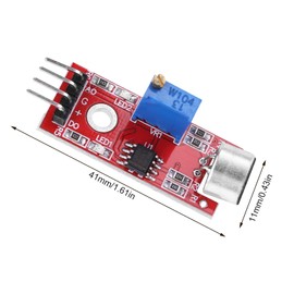 High Sensitivity Microphone Audio Amplifier Module Output 20dB Gain Low Noise DC 3.3V/5V Sound Sensor