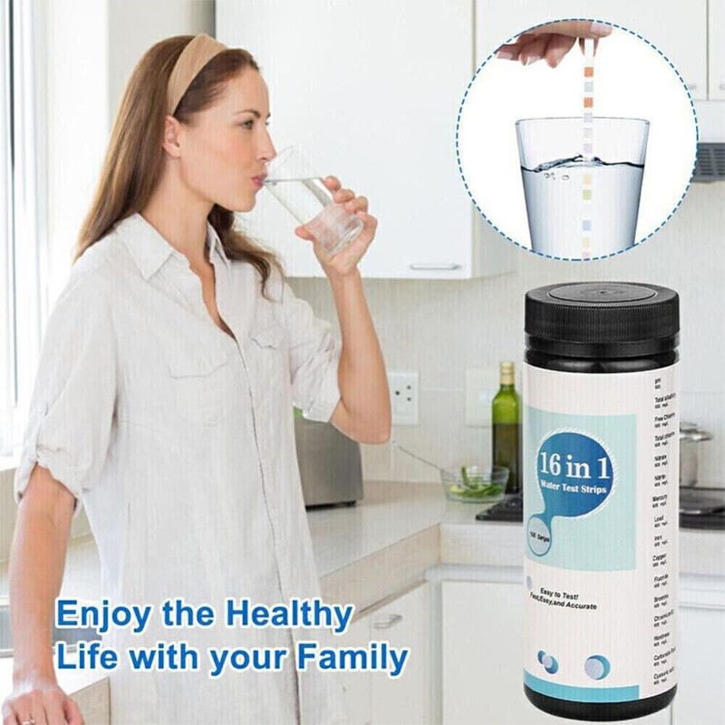 SUIOPPYUW Swimming Pool Water Test Chart Easy and Quick 30