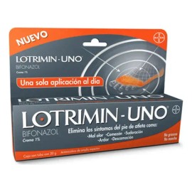 Lotrimin-uno Crema 1 G/100 G, 1 Tubo 20 G