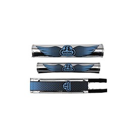 SE Racing Wing Logo Pad Set Vinyl Chrome/Black/Blue