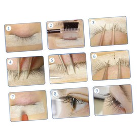 WOONEKY 100pcs under Eye Patches for Eyelash Extensions Soft Protective Pads for Makeup Application Absorbent and Gentle Skin for Beginners and Professionals