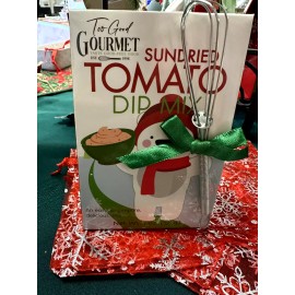 Too Good Gourmet SUN DRIED TOMATO DIP Mix w/mini whisk - Great stocking stuffer