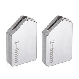 HARFINGTON 2Pcs Glass Cutter Replacement Heads 2mm-6mm Tungsten Carbide Replacement Cutting Blades Replacement Cutter Head for Glass Cutter Tool