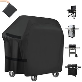 VFANDV Weatherproof Grill Cover, 210D Grill Cover, Waterproof Grill Cover, Weatherproof Oxford Grill Cover, Universal 145 x 61 x 117 cm