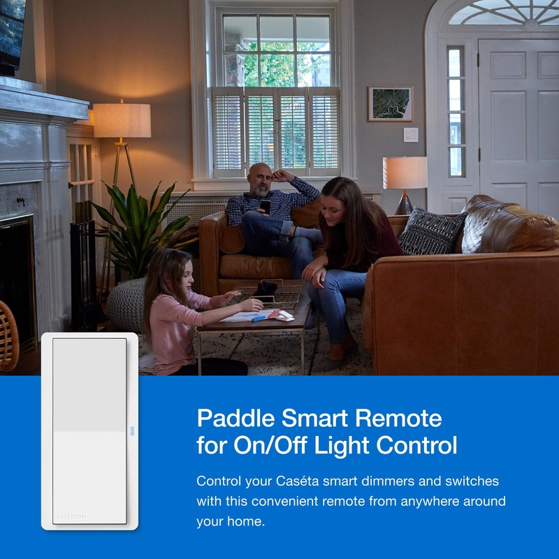 Lutron Pico Paddle Remote for On/Off Control of Caseta Smart