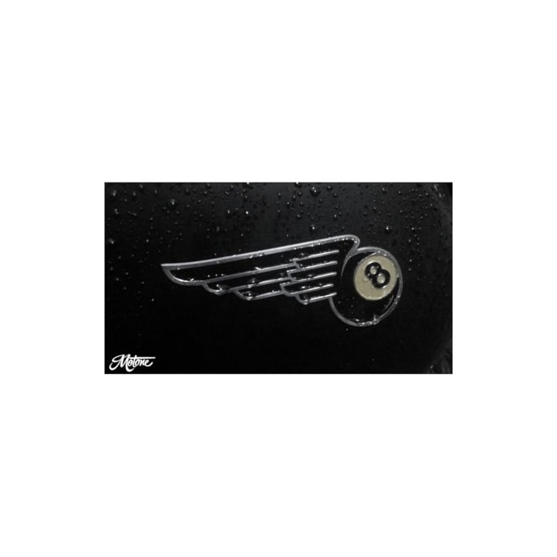 Motone SNG140 Emblem 8 Balls, Aluminum, General Purpose