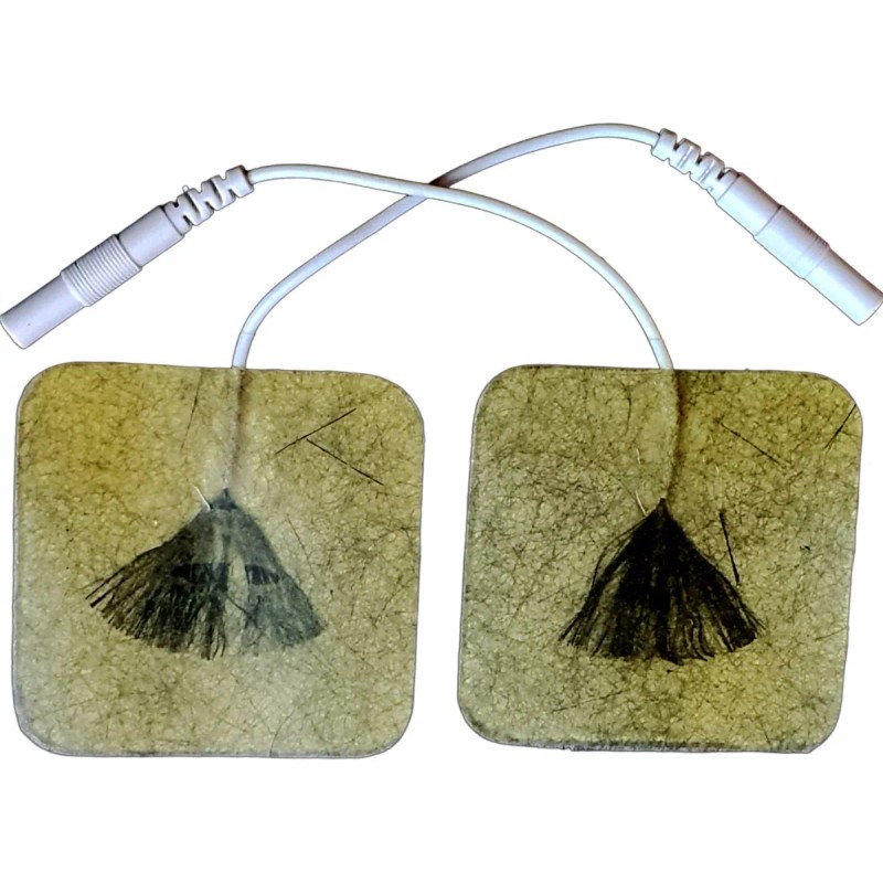 Zunzunta 10 Electrodos Para Tens Y Ems 4.5x4.5 Centímetros Blancogris
