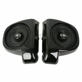 TCMT 6.5" Speakers w/Glove Box Fit for Harley Touring 2014-2024 Lower Vented Fairing Road King Street Glide Electra Glide Ultra-Classic
