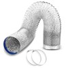 WDERAIR 4-Inch Aluminum Flexible Dryer Vent Hose Duct, 10FT HVAC