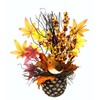 Arrangement bird in cone.