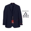 Gioberti Mens Formal Navy Blazer Jacket, Size 44 Regular