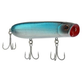 Berkley Cane Walker Topwater Fishing Lure, Blue Bullet, 5/7 oz, 4.3in | 11 cm, Heavy Tail Weight for Long-Distance Casting, Equipped with Fusion19 Hook
