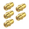 VCE Coaxial Cable Connector, RG6 F-Type Gold Plated Adapter Female