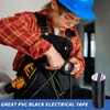 100 Rolls Black Electrical Tape Bulk 3/4 Inch x 66ft,