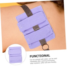 VICASKY Reusable Strap for Post Surgery Port Protection Relief Cushion for Chemotherapy Ports and Daily Use Soft Strap Pad for Women Purple