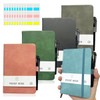 XingyLi 5 Pack A6 Pocket Notebook, Portable Small Hardback Journal