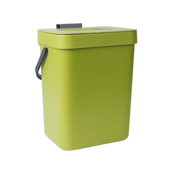 VIGIND Hanging Small Trash Can with Lid Under Sink for