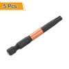 HARFINGTON 5pcs T30 Torx Head Screwdriver Bit 2.56" (65mm) Long