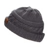 Rosoz 2 Pack Ponytail Beanie for Women,Winter Warm Beanie Tail