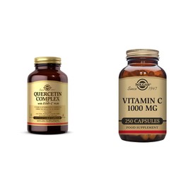 Solgar Solgar Quercetin Complex with Ester-C Plus, 100 Vegetable Capsules - 50 Servings - Supports Immune Health Vitamin C 1000 mg, 250 Vegetable Capsules - Overall Health