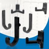 4pcs Storage Shed Hooks, Plastic J and Y Shape Tool