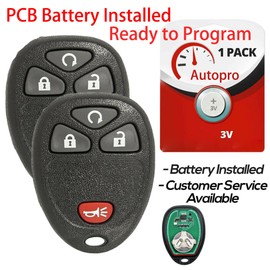 autopro-tool 2 For 2007 2008 2009 2010 2011 2012 2013 Silverado 1500 2500 Remote Car Key Fob