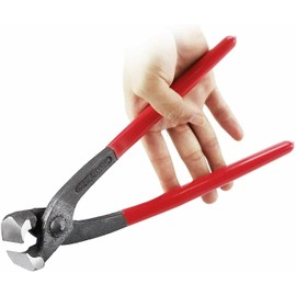 Heavy Duty 9" Double Ear Clip Pincer Clamp Pliers Dual Purpose Side Jaw Professional Hand Tool Plastic Coated Handles