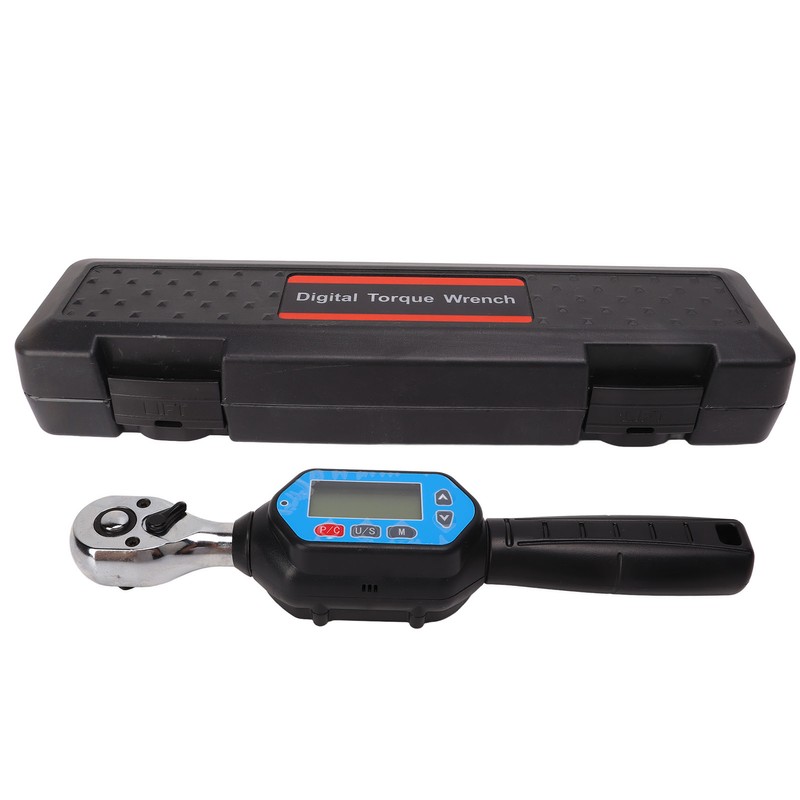 Digital Torsion Wrench 3/8in Drive Mini Calibrated Wrench with Buzzer