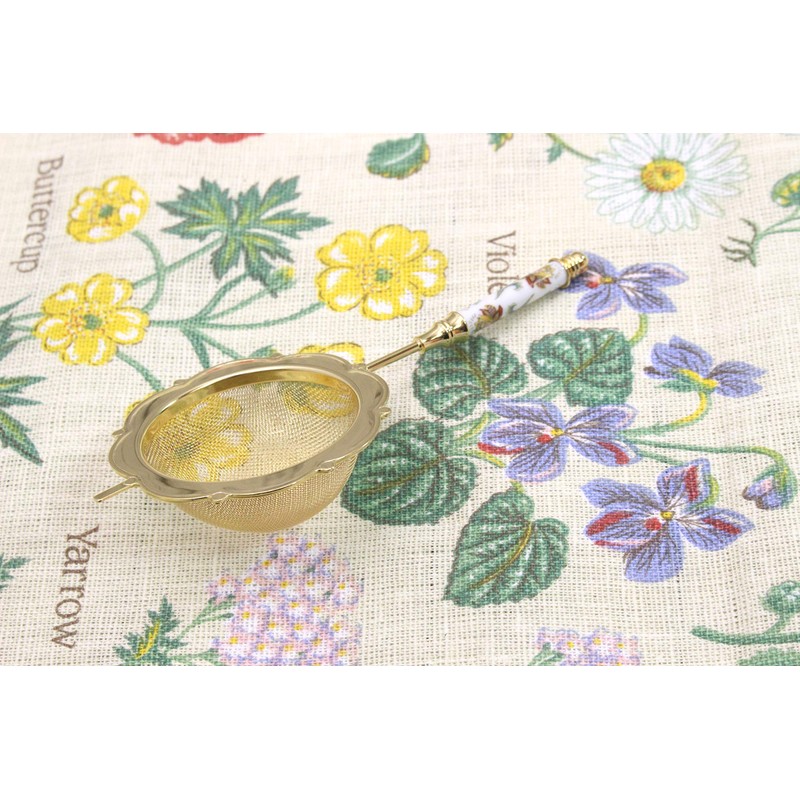 Castle Enterprise MINTON Haddon Hall Tea Strainer, Made in Japan,