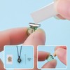 Glass Cremation Jewelry for Ashes Pendant Keepsake Openwork Teardrop Urn