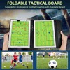 flintronic Football Tactics Board, Football Coaching Board Magnetic, Double Foldable