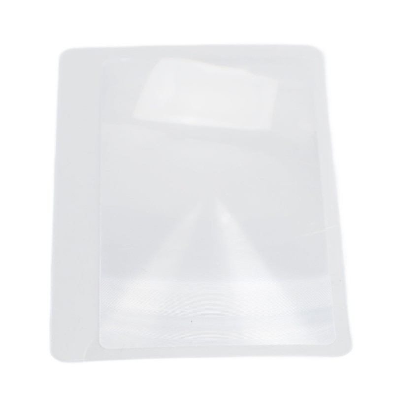 20 Sheet Credit Card Size 3X Magnifiers Portable Transparent Pocket