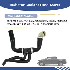 Getfarway BL3Z8286C Radiator Coolant Hose Lower Compatible with Ford F-150 5.0L V8 2011 2012 2013 2014 Replace BL348286CD KM5078 Engine Radiator Coolant Pipe