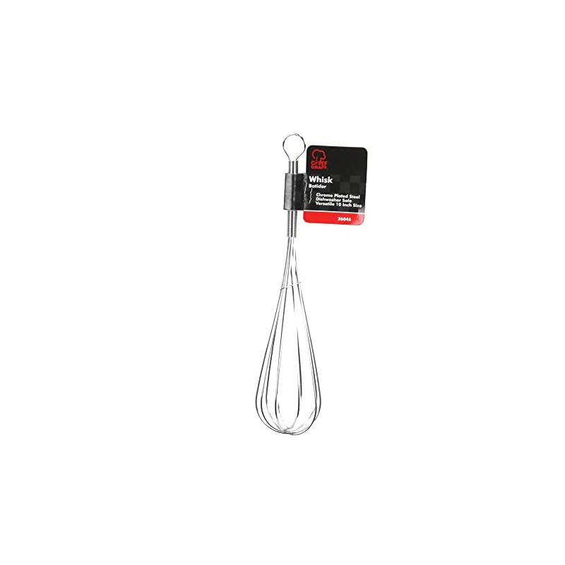 Chef Craft Classic Sturdy Whisk, 10 inch, Chrome