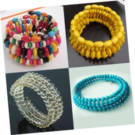 Gatuida Loop Silver Plated Memory Wire for DIY Beaded Bracelets Steel Wire Loops for Jewelry Making and Charm Designs