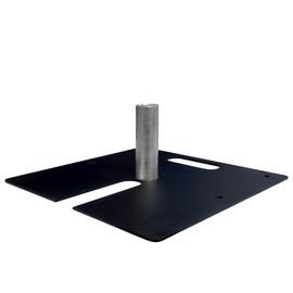 Urquid Linen, (Base & Pin, 18"x18", 18lbs, Medium Duty Pipe and Drape Hardware for Event Decoration, Backdrops, Photobooths, Tradeshow